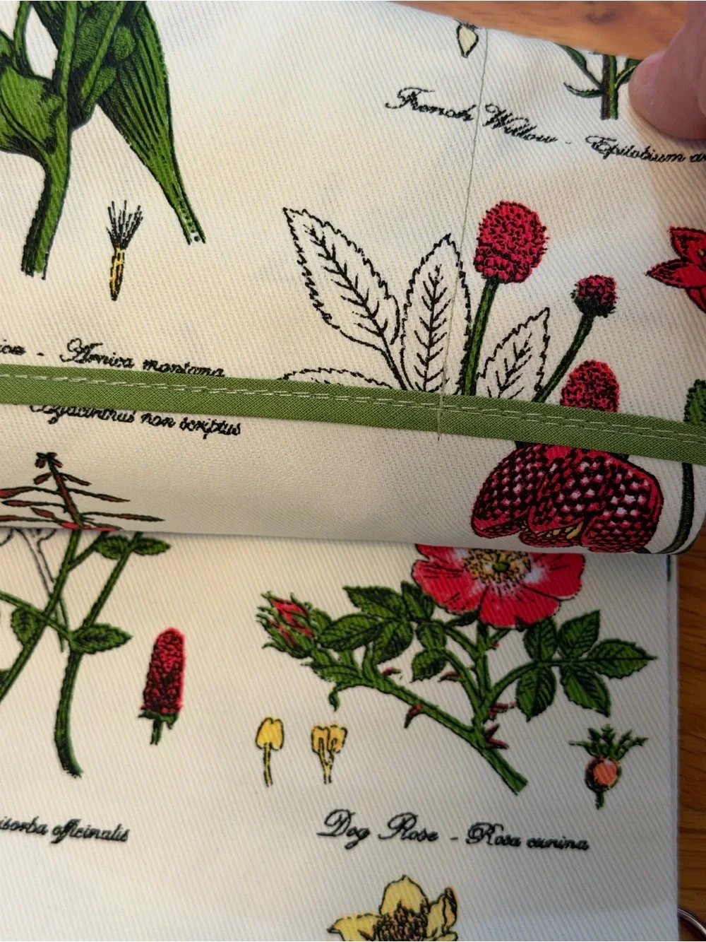 🆕 Samuel Lamont NWT all cotton full bib apron floral botanical garden pocket